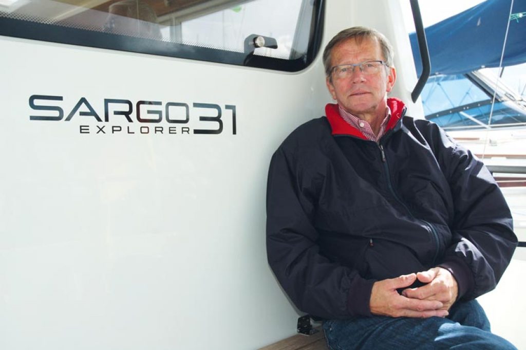 Harle Yachtbau Bild 8 Inhaber und Sargo-Generalimporteur Frank van Delden