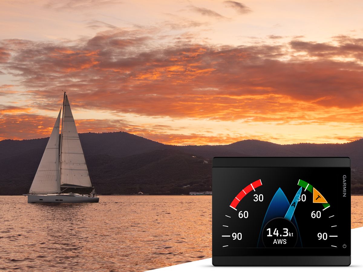 Mit dem intuitivem GMI 40 Multifunktionsinstrument von Garmin alle Daten hochauflösend im Blick